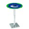 Holland Bar Stool Co 42" Chrome Vancouver Canucks Pub Table L217C4228VanCan - alternate 1